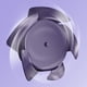thumbnail image 5 of Ventilador portátil de 100 velocidades, para interiores y exteriores, de doble propósito, con carga USB, para escritorio, pared, color morado y amarillo., 5 of 7