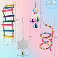 thumbnail image 6 of 10Pcs/set Bird Parrot Toy for Parakeet Cockatiel Pet Bird Cage Hanging Toys, 6 of 7