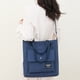 thumbnail image 5 of Bolsos Cruzados Bolso bandolera de lona Bolso bandolera de gran capacidad Bolso tote retro (Azul) Ndcxsfigh Para Estrenar, 5 of 6