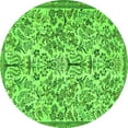 thumbnail image 1 of Ahgly Company Indoor Round Persian Green Traditional Area Rugs, 5' Round, 1 of 1