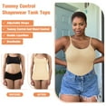 thumbnail image 3 of 3 Packs Sheryer Women's Shapewear Top,Tummy and Waist Control Body Shapewear Camisole for Women,Sizes S-XXL, 3 of 6