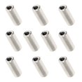 thumbnail image 1 of HUGFEGWE Round Connector Nuts Threaded Sleeve Rod Coupling Nut for Connect Two Threaded Shafts 10PCS CJB91-25826, 1 of 6