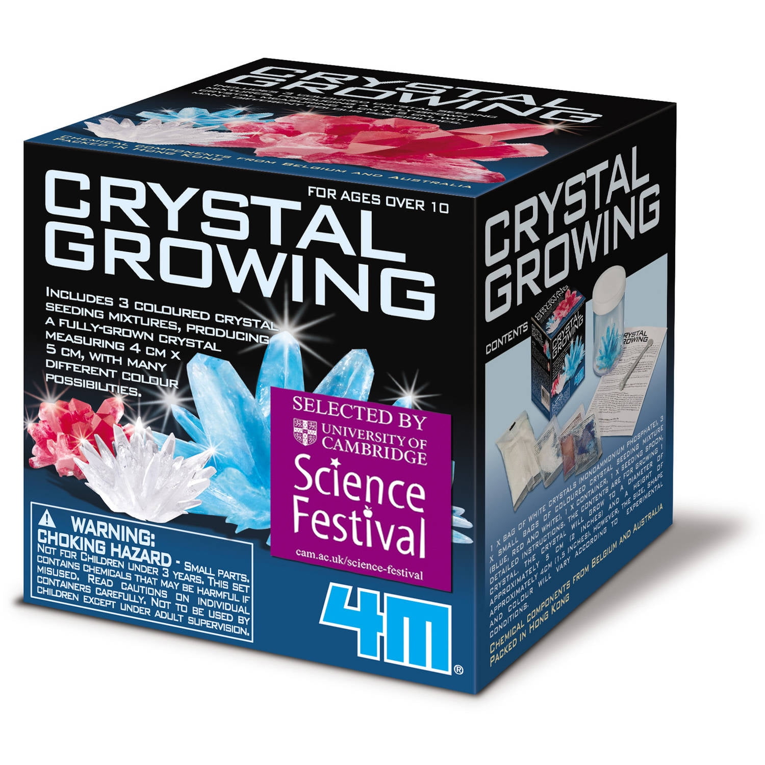 4M Glow Crystal Growing Grow your own beautiful crystals that will glow 