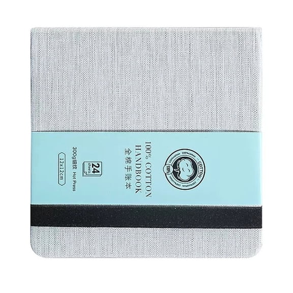 Jesscasday Hardcover Watercolor Sketchbook Hardcover Watercolor Book 24 Sheets Artist Paper