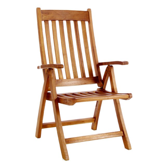 All Things Cedar Fauteuil Pliant à Accoudoirs à 5 Positions