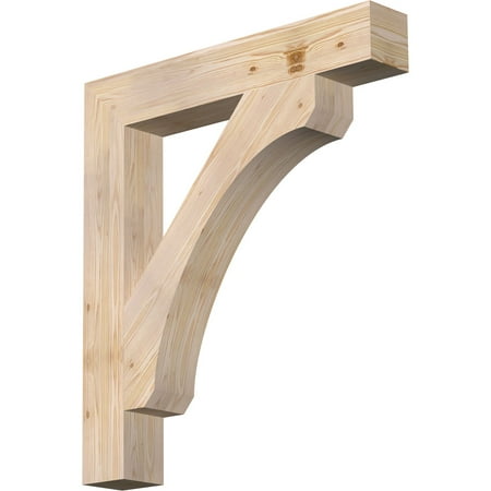 

Ekena Millwork 5 1/2 W x 36 D x 40 H Legacy Block Smooth Bracket Douglas Fir