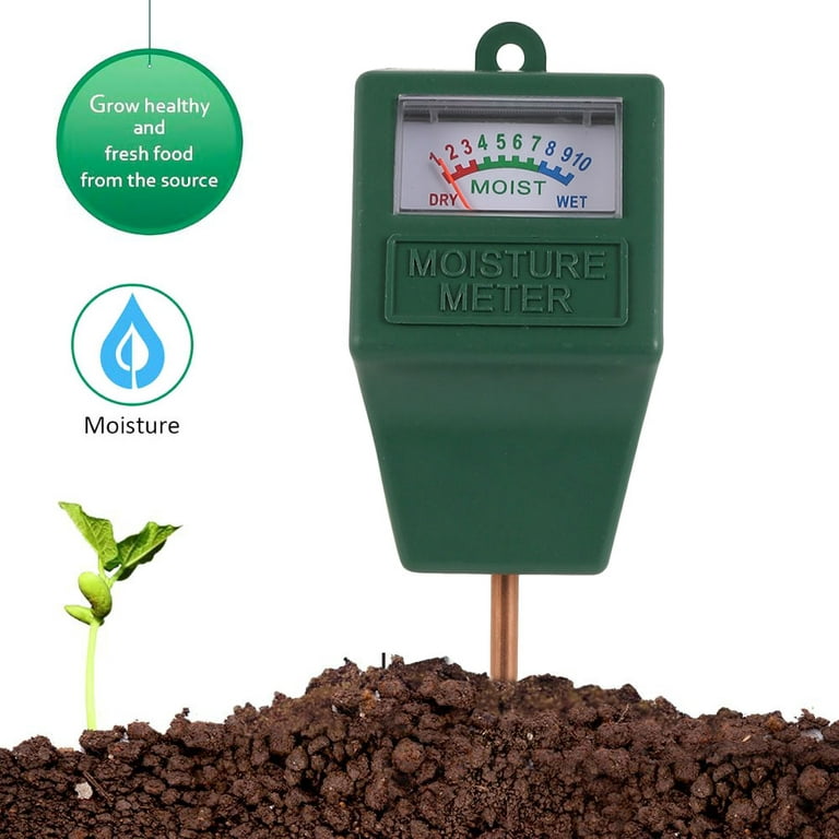 Thren Soil Plant Moisture Meter, Soil Moisture PH Light Meter, Water Sensor for House Indoor Outdoor Plants, Test Kit for Garden Soil(No Battery