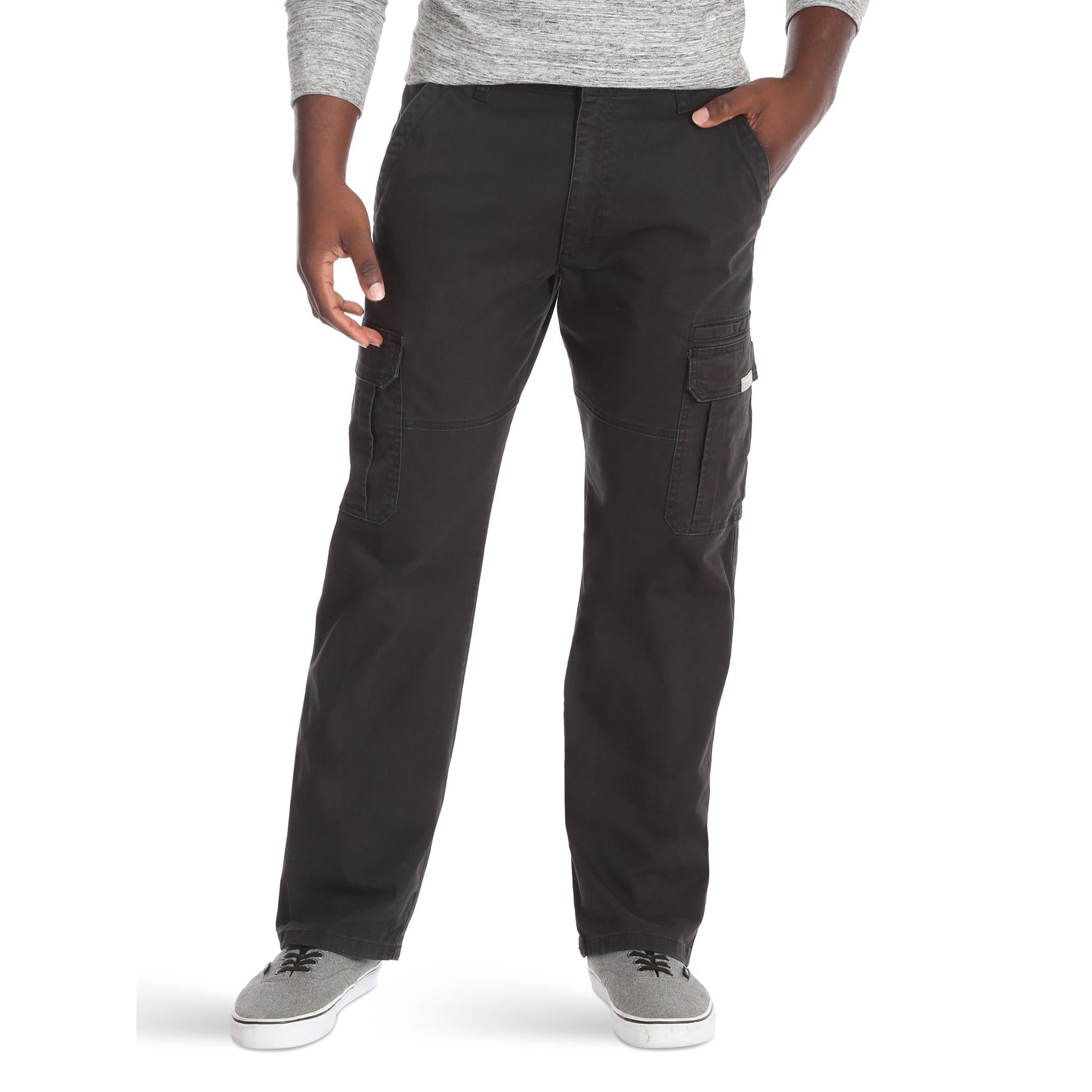 Wrangler Men's and Big Men's Relaxed Fit Cargo Pants With Stretch -  