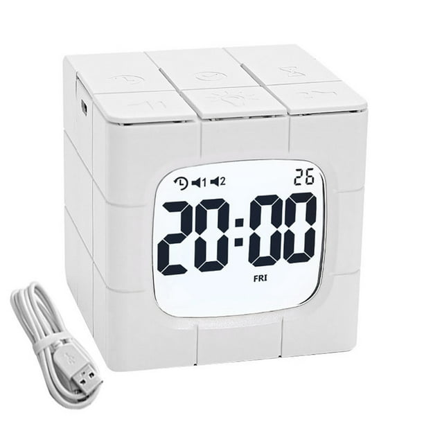 Alarm Clock For Kids,Rubik'S Cube Toy Alarm Clock,Excellent Time