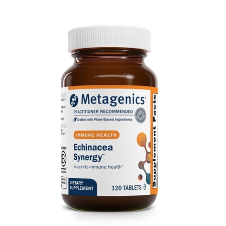 Metagenics Echinacea Synergy - Immune Support Supplement* - Supports Respiratory System* - Echinacea, Perilla Seed & Vitamin C - Non-GMO & Vegetarian - 120 Tablets