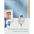 thumbnail image 2 of Mothers Day Gift I Love You Necklace 100 Languages Projection Necklace 925 Sterling Silver Mom I Love You forever Pendant Necklace jewelry Romantic Gifts for Mom Women, 2 of 10