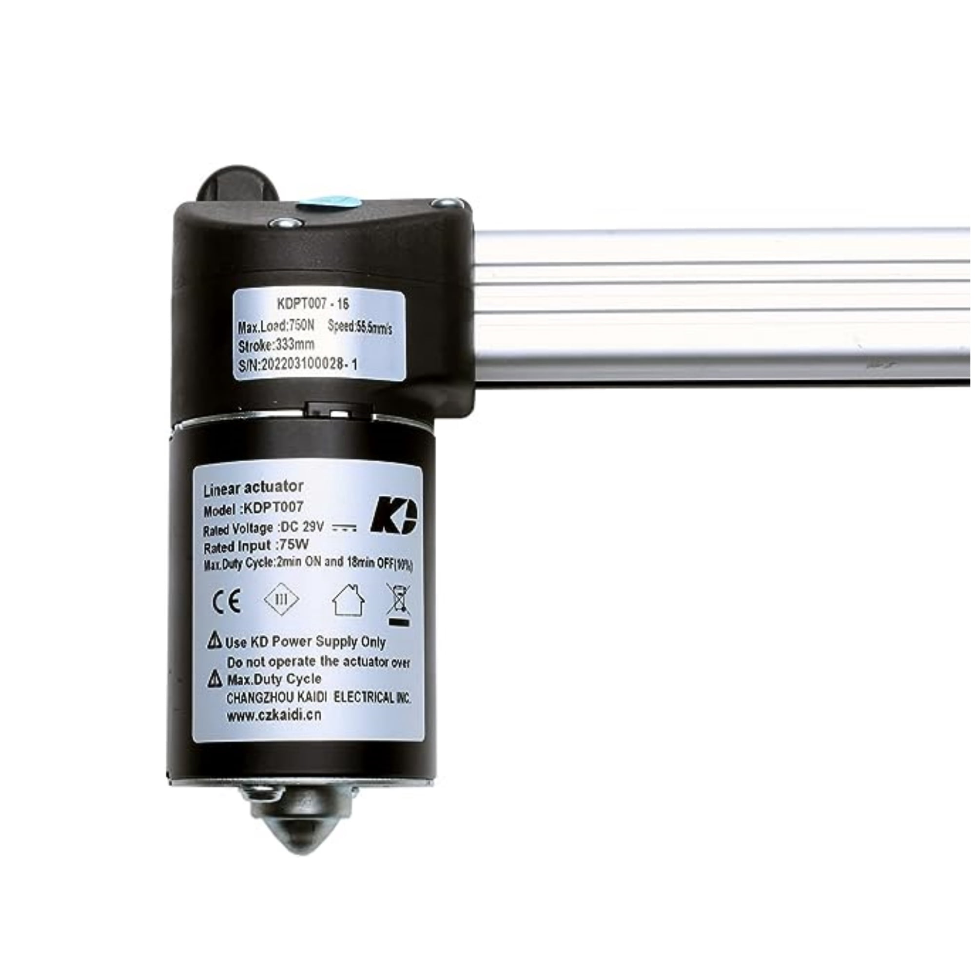Kaidi Actuator Motor Kit Model KDPT007-15 Replacement for Lift Chairs Power Recliner