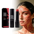 thumbnail image 4 of Halloween Face Body Paint Stick, Red Face Paint Stick, Matte Full Coverage Body Paint Adult Festival Rave Stage Halloween Body Art Makeup, 4 of 5