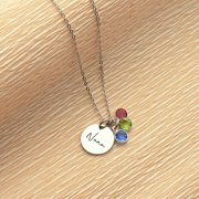 Nana Necklace Custom Nana Gifts for Grandma from Grandkids Mothers Day Necklace With Grandkids Birth Month Birthstones - Personalized Grandma Jewelry - Mother's Day Gifts