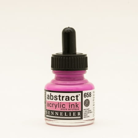 UPC: 3046451891467 | Sennelier Abstract Acrylic Ink 30ml Bottle Quinacridone Pink
