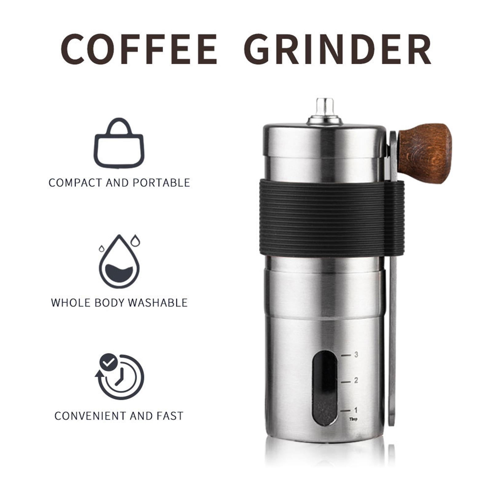 Nishiyuenyi Manual Burr Coffee Grinder Spice/Nuts Grinding Mill for Travel Restaurant Office
