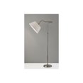 thumbnail image 2 of Adesso Industrial Rodeo - Floor lamp - 1 socket - white, antique pewter, 2 of 2