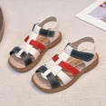 thumbnail image 2 of Rotm Girls Dress Shoes Girls Sandals Kids Open Toe Ankle Strap Wedding Party Toddler Kids Princess Shoes Red,8, 2 of 6