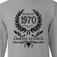 thumbnail image 4 of Inktastic Born in 1970 Limited Edition Long Sleeve T-Shirt, 4 of 5
