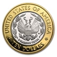 thumbnail image 2 of 2000-W Gold/Platinum $10 Commem Library of Congress Pf (Box/COA), 2 of 3