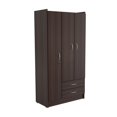 thumbnail image 4 of Inval America Three Door Espresso Wardrobe Armoire, 4 of 5
