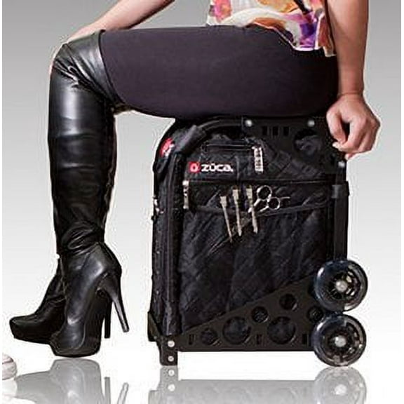 ZUCA "Obsidian Black Insert Bag Sport Rolling Suitcase