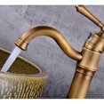 thumbnail image 3 of Retro Washbasin Faucet, Swivel Bathroom Faucet, Brass Washbasin Mixer, 3 of 3