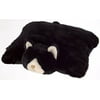 "PLUSH & PLUSHÂ® BRAND LARGE BLACK CAT PET PILLOW, 18"" inches my Friendly Toy kitty Cushion"