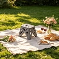 thumbnail image 1 of Kadlawus Folding Step Stool for Home, Heavy Duty Plastic Step Stool with Geometric Structure, Portable Non Slide Stool for Camping, Outdoor Use, 1 of 6