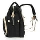 thumbnail image 4 of Cama de viaje plegable para bebé con cambiador, mochila para pañales de cuna, bolsa de bebé portátil impermeable multifuncional, cuna portátil para cama de bebé, negro Xemadio HQ-370, 4 of 5