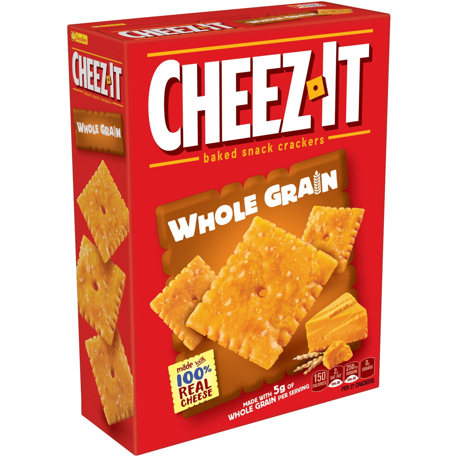 Cheez-It Whole Grain Baked Snack Crackers, 12.4 oz by Sunshine Biscuits, LLC