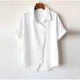 thumbnail image 5 of Khunlpohl Womens Button down Blouse Long Sleeve Shirts Spring Summer Comfort Casual Loose Collared Shirt Top, 5 of 8