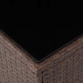 thumbnail image 2 of Cozyhom 10 Pieces Brown Wicker Rattan Furniture Indoor Set, Rattan Indoor Furniture, Outdoor Conversation Sofa With Cushions, Gray, 2 of 6