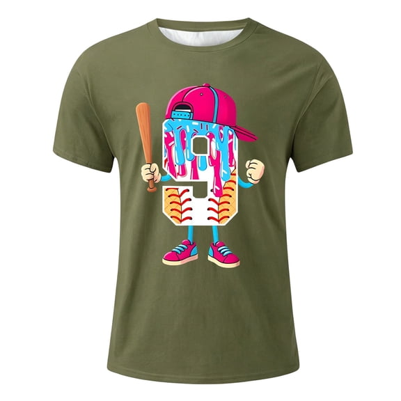 Miaoju Game Day Shirts for Kids Game Day T-Shirt Oversized Casual Sport Blouse Tops Sports Season Crew Neck Sunday Funday Shirt Boys Girls