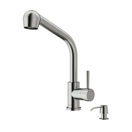 Vigo Pull Out Spray Kitchen Faucet With Soap Dispenser Stainless Vigo Pull Out Spray Kitchen Faucet With Soap Dispenser Stainless Steel