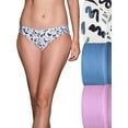 thumbnail image 6 of 5 Pairs Vanity Fair Beyond Comfort Silky Stretch Bikini Panty 18291 Assorted, Size 6, 6 of 12