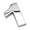 thumbnail image 2 of Walbest 1PC 3D Chrome Car Emblem Sticker Alphabet Letter Number Symbol Badge Decal, 2 of 7