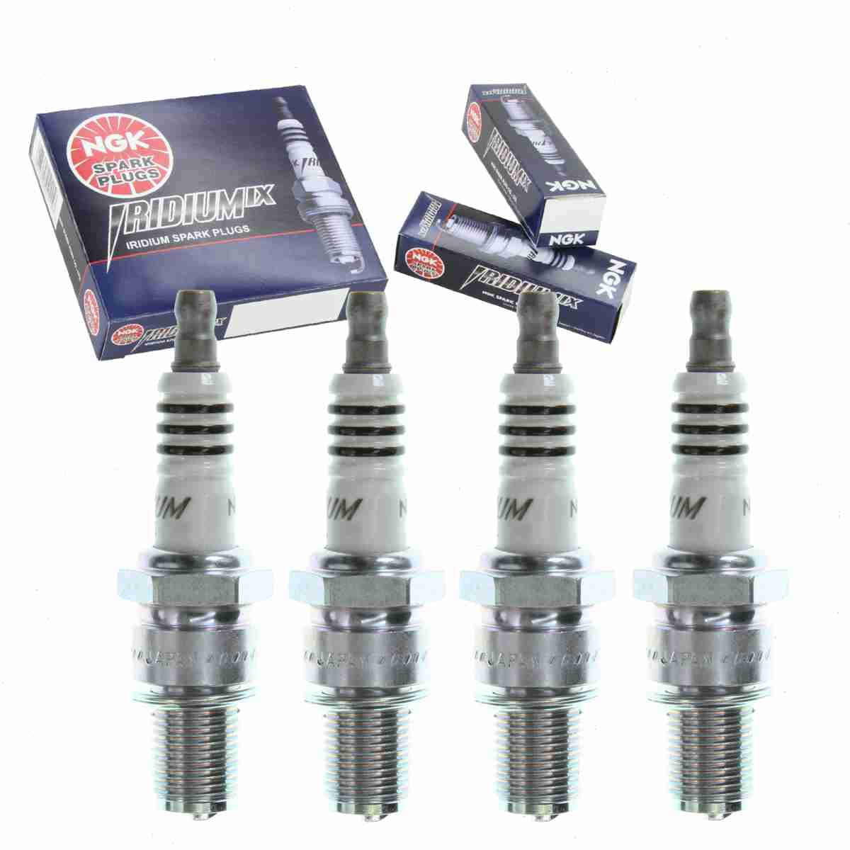 NGK 4 pc Laser Iridium 94702 Spark Plugs for 1UXE-18-110, 3490