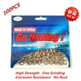 thumbnail image 3 of 100pcs Solid Stainless Steel Jigging Rings Slow Pitch Vertical Jigging Tackle Lure Accessories 0#～14#, 3 of 7