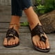 thumbnail image 1 of WILLBEST Sandalias De Mujer De Playa, Zapatos De Baile De Tacón Bajo De Goma Con Suela Completa Y Hebilla De Color Liso Para Mujer, 1 of 6