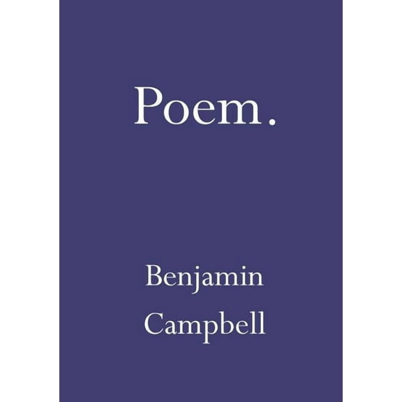 Poem, (Paperback)
