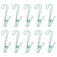 thumbnail image 1 of MasteelfCA 10PCS Simple Colored Plastic-coated Clip with Hook Multi-function Clothes Pin M, 1 of 8