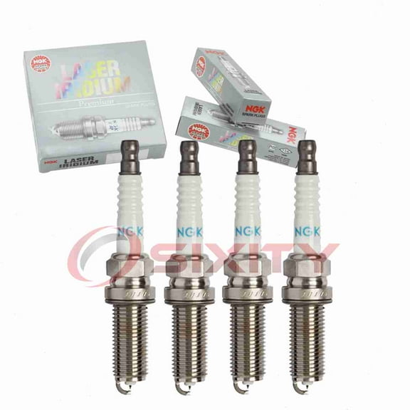4 pc NGK 96372 Laser Iridium Spark Plugs for Ignition Wire Secondary