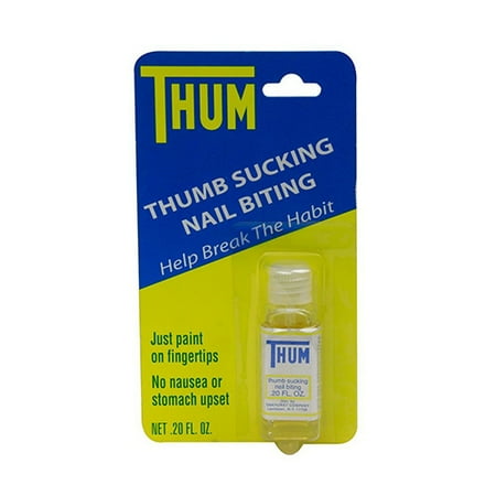 Thum Liquid Stops Thumb Sucking And Nail Biting - 0.2 Oz, 2 Pack