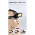 thumbnail image 5 of Waterproof COB LED Headlamp, USB Rechargeable, Auto Sensor Motion Detection, 5Mode LED, Wide Beam For Camping And Hiking, 5 of 5