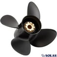thumbnail image 2 of Mariner 60HP BigFoot 75HP 80HP 90HP 100HP 115HP 125HP 140HP 4-Blade Aluminum Propeller Compatible with 1980-2006 Force 15-Spline 13 x 15 Pitch Outboard 8M8027502 Optimax 75, 2 of 2