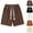 Style1-Coffee mens shorts, variant on Mceream Shorts for Men Athletic with Pockets Casual Elastic Waist Drawstring Solid Shorts Lightweight Summer Beach Vacation Shorts with Pocket Black L