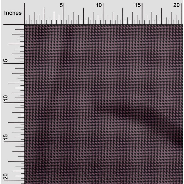 oneOone Polyester Lycra Fabric Houndstooth Geometric Decor Fabric Printed BTY 56 Inch Wide