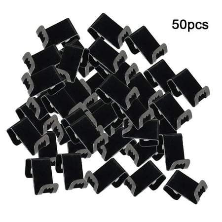 

GLFILL 50/100Pcs Photo Frame Back Panel S-Shaped Wall Clip Fixed Hook No Trace