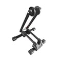 thumbnail image 3 of DYNWAVECA Foldable Bike Stand, Floor Parking Rack, Indoor Outdoor Compact Garage Storage, Support Portable Space Saving Holder, 3 of 10